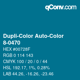 Farbcode: Dupli-Color Auto-Color - 8-0470 | qconv.com