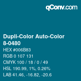 Color code: Dupli-Color Auto-Color - 8-0480 | qconv.com