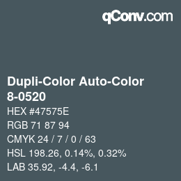 Farbcode: Dupli-Color Auto-Color - 8-0520 | qconv.com
