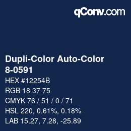 Color code: Dupli-Color Auto-Color - 8-0591 | qconv.com