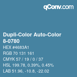 Color code: Dupli-Color Auto-Color - 8-0780 | qconv.com