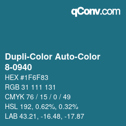 Farbcode: Dupli-Color Auto-Color - 8-0940 | qconv.com