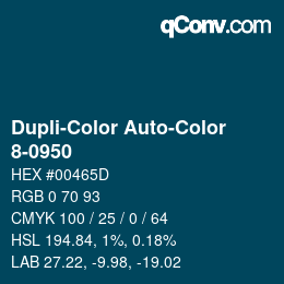 Farbcode: Dupli-Color Auto-Color - 8-0950 | qconv.com