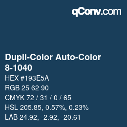Color code: Dupli-Color Auto-Color - 8-1040 | qconv.com