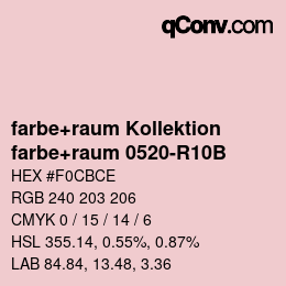 カラーコード: farbe+raum Kollektion - farbe+raum 0520-R10B | qconv.com