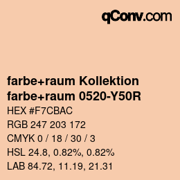 カラーコード: farbe+raum Kollektion - farbe+raum 0520-Y50R | qconv.com