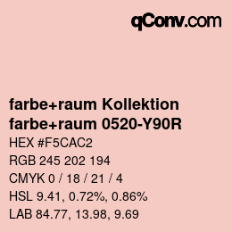 カラーコード: farbe+raum Kollektion - farbe+raum 0520-Y90R | qconv.com