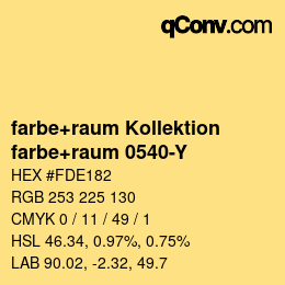 カラーコード: farbe+raum Kollektion - farbe+raum 0540-Y | qconv.com