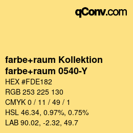 カラーコード: farbe+raum Kollektion - farbe+raum 0540-Y | qconv.com