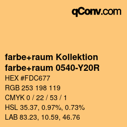 カラーコード: farbe+raum Kollektion - farbe+raum 0540-Y20R | qconv.com