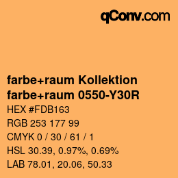 カラーコード: farbe+raum Kollektion - farbe+raum 0550-Y30R | qconv.com