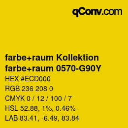 カラーコード: farbe+raum Kollektion - farbe+raum 0570-G90Y | qconv.com