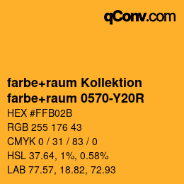 カラーコード: farbe+raum Kollektion - farbe+raum 0570-Y20R | qconv.com