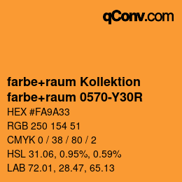 Farbcode: farbe+raum Kollektion - farbe+raum 0570-Y30R | qconv.com