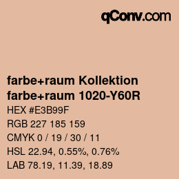 カラーコード: farbe+raum Kollektion - farbe+raum 1020-Y60R | qconv.com