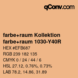 カラーコード: farbe+raum Kollektion - farbe+raum 1030-Y40R | qconv.com