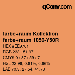 カラーコード: farbe+raum Kollektion - farbe+raum 1050-Y50R | qconv.com