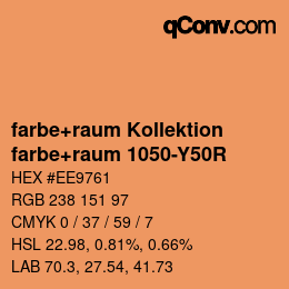 カラーコード: farbe+raum Kollektion - farbe+raum 1050-Y50R | qconv.com