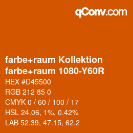 カラーコード: farbe+raum Kollektion - farbe+raum 1080-Y60R | qconv.com