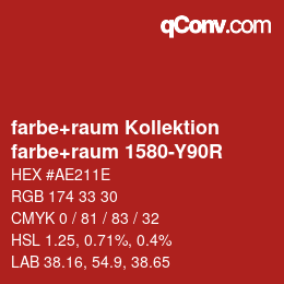 カラーコード: farbe+raum Kollektion - farbe+raum 1580-Y90R | qconv.com