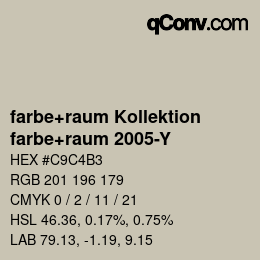 カラーコード: farbe+raum Kollektion - farbe+raum 2005-Y | qconv.com