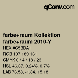 カラーコード: farbe+raum Kollektion - farbe+raum 2010-Y | qconv.com