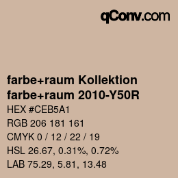 カラーコード: farbe+raum Kollektion - farbe+raum 2010-Y50R | qconv.com