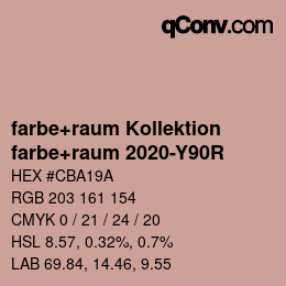 カラーコード: farbe+raum Kollektion - farbe+raum 2020-Y90R | qconv.com
