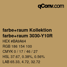 カラーコード: farbe+raum Kollektion - farbe+raum 3030-Y10R | qconv.com