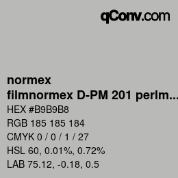 Código de color: normex - filmnormex D-PM 201 perlmutt | qconv.com