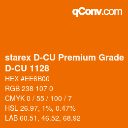 Farbcode: starex D-CU Premium Grade - D-CU 1128 | qconv.com