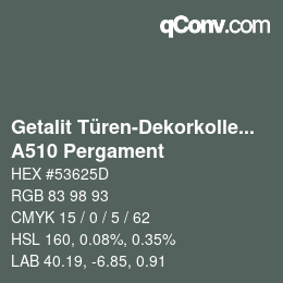 Farbcode: Getalit Türen-Dekorkollektion Uni - A510 Pergament | qconv.com