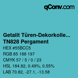 Farbcode: Getalit Türen-Dekorkollektion Uni - TN828 Pergament | qconv.com