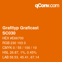 カラーコード: Grafityp Graficast - SC030 | qconv.com