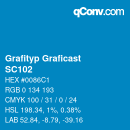 カラーコード: Grafityp Graficast - SC102 | qconv.com