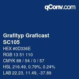 カラーコード: Grafityp Graficast - SC105 | qconv.com