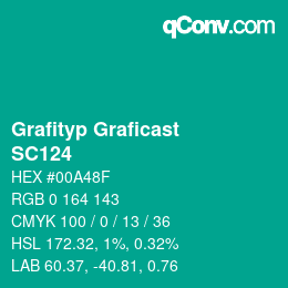 カラーコード: Grafityp Graficast - SC124 | qconv.com