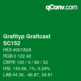 カラーコード: Grafityp Graficast - SC152 | qconv.com