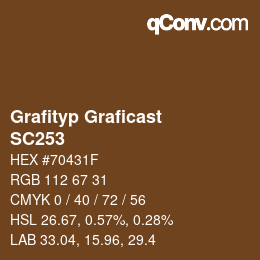 カラーコード: Grafityp Graficast - SC253 | qconv.com