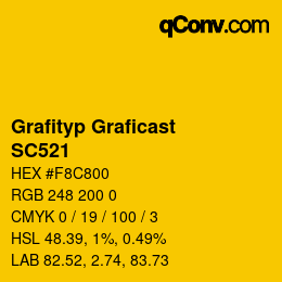 カラーコード: Grafityp Graficast - SC521 | qconv.com