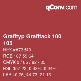 カラーコード: Grafityp Grafitack 100 - 105 | qconv.com