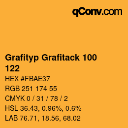 Código de color: Grafityp Grafitack 100 - 122 | qconv.com
