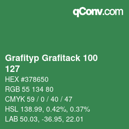 Código de color: Grafityp Grafitack 100 - 127 | qconv.com