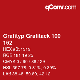 カラーコード: Grafityp Grafitack 100 - 162 | qconv.com