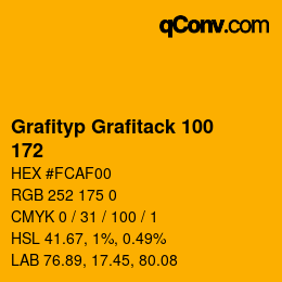 カラーコード: Grafityp Grafitack 100 - 172 | qconv.com