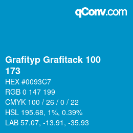 カラーコード: Grafityp Grafitack 100 - 173 | qconv.com