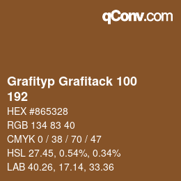 カラーコード: Grafityp Grafitack 100 - 192 | qconv.com