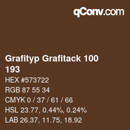 カラーコード: Grafityp Grafitack 100 - 193 | qconv.com