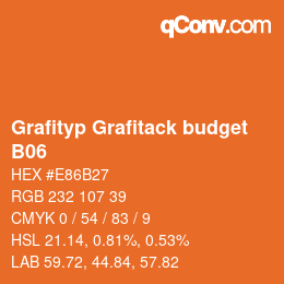 Code couleur: Grafityp Grafitack budget - B06 | qconv.com