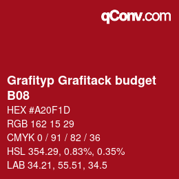 カラーコード: Grafityp Grafitack budget - B08 | qconv.com